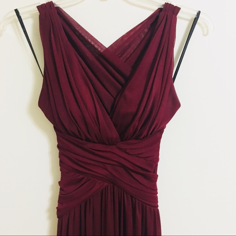 Maroon Gown